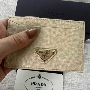 Prada Saffiano Wallet/Card Holder